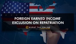 Foreign Earned Income Exclusion on Repatriation