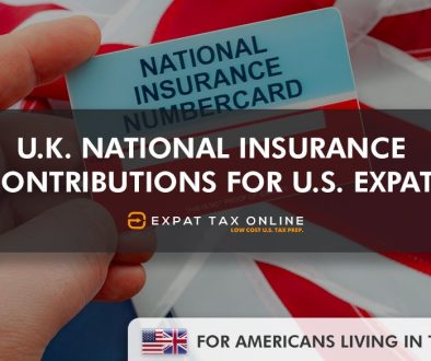 National Insurance Contributions for US Expats