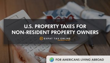 U.S. Property Taxes for Non-resident owners