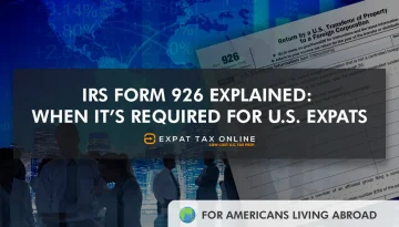 IRS FORM 926