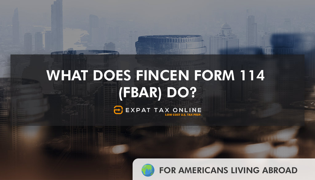 FinCEN Form 114: Reporting Foreign Accounts (Guidelines)