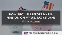 Reporting UK Pension on US Tax Return