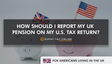 Reporting UK Pension on US Tax Return