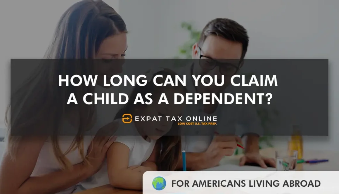 how long can you claim a child as a dependent