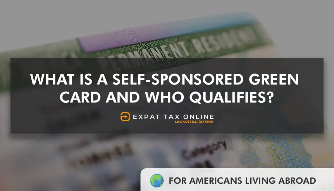 Self sponsored green card